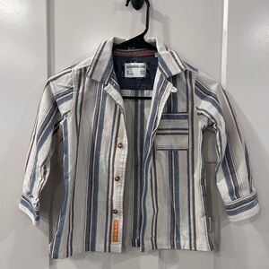 Sovereign Code Multicolor Striped Kids Button Down Shirt
